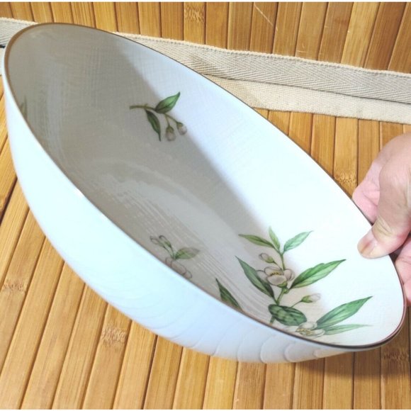 Vintage Moderna China Gardenia Wentworth 9 Wide 3" Deep Bowl Japan Ceylon 7604 - Picture 5 of 8